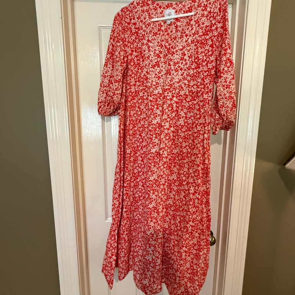 Hatch the Nines Pink and White Floral Dress
